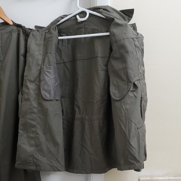 New Without Tags Vtg M52 Mdl 1879 Olive Green Military-Style Jacket & Pants Set - Picture 5 of 16